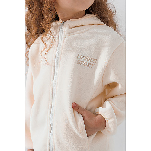 Кофта для девочки Lizi 24862 104 см Молочный (2000990645326)