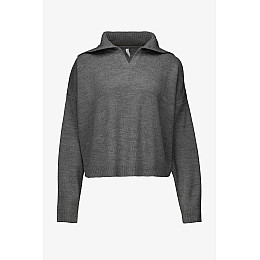 Джемпер женский No Brand 6509 One Size Темно-серый (2000990775764)
