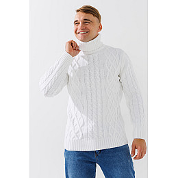 Свитер мужской Stendo 6589 XL Белый (2000990793331)