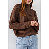 Джемпер женский No Brand 5015 One Size Коричневый (2000990775733)