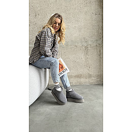 Уггі на платформі GaLosha Alta 40 25 см Grey (4358)