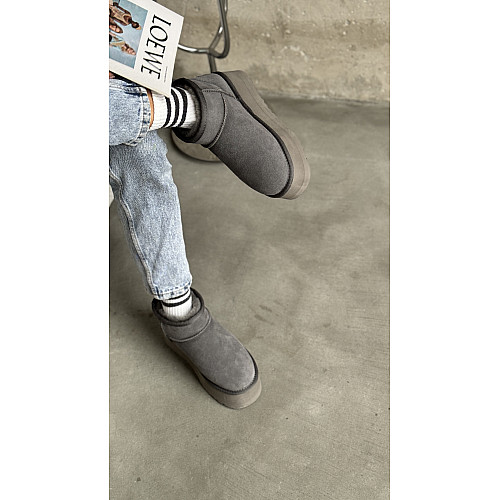 Уггі на платформі GaLosha Alta 40 25 см Grey (4358)
