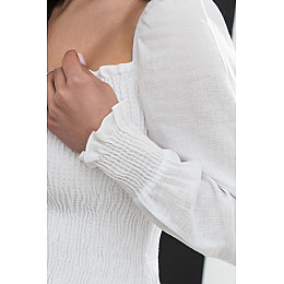 Жіноча блуза German Volf 960780194 S-M Білий (2052223412)