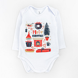 Боди для ребенка с начесом Dexter’s christmas mood 68 см Разноцветный