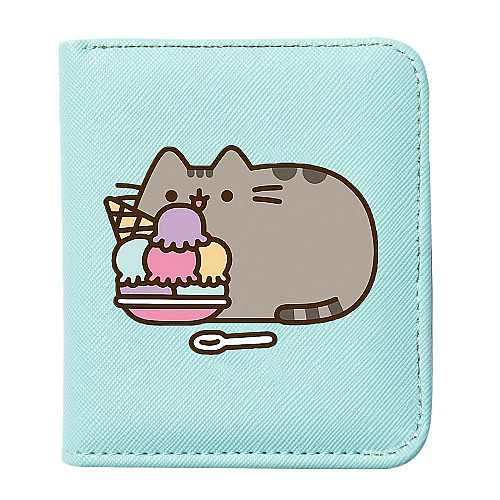Кошелек 2Life Pusheen cat 11х10 см Мятный v-12254