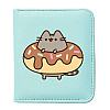 Кошелек 2Life Pusheen cat Кот в пончике 11х10 см Мятный v-12255