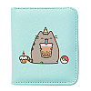 Кошелек 2Life Pusheen cat Кот с коктейлем 11х10 см Мятный v-12256