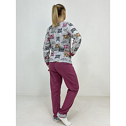 Піжама жіноча Triko Cats Cool 58-60 Різнокольоровий (21194167-3)