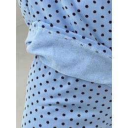 Пижама женская Triko Горошек 44-46 Черно-голубой (23494246-1)