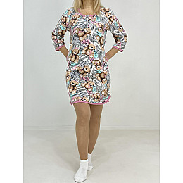 Туника женская Triko Медвеженок и буквы 44-46 Разноцветный (41978025-1)