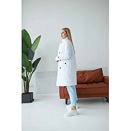 Плащ демісезонний ORIGA Гретта 229457 46 Білий (1026)