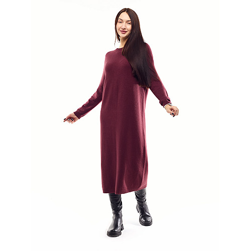 Платье женское ORIGA 238457 One Size Бордовый (1048)