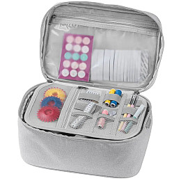 Дорожная косметичка-несесер TOPMOVE 18,5х27х14 см Серый (IAN426271 grey)