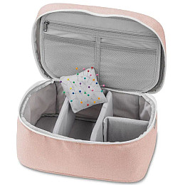 Дорожная косметичка-несесер TOPMOVE 18,5х27х14 см Розовый (IAN426271 pink)