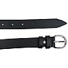 Ремень женский кожаный Skipper 2,5 см Черный (1647-25)