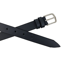 Ремень женский кожаный Skipper 2,5 см Темно-синий (1645-25)