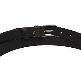 Ремень женский кожаный Skipper 2,5 см Темно-коричневый (1650-25)