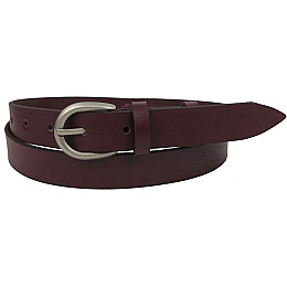 Ремень женский Skipper 2,5 см Марсала (1652-25)