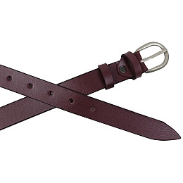 Ремень женский Skipper 2,5 см Марсала (1652-25)