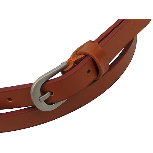 Ремень женский Skipper 1,5 см Карамельный (1656-15)