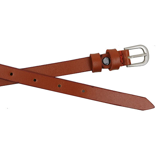 Ремень женский Skipper 1,5 см Карамельный (1656-15)