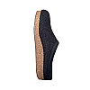 Тапки из натурального войлока Haflinger 42 Черный (600871-42)
