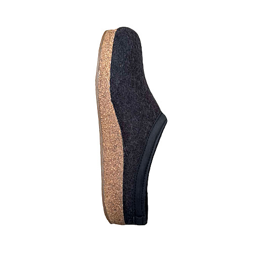 Тапки из натурального войлока Haflinger 42 Черный (600871-42)