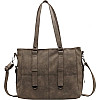 Сумка Italian Bags Hardi сірий 33х20х15 см Бежевий