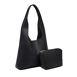 Сумка с косметичкой Italian Bags Feed black 10х17х8х24 см Черный