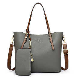 Сумка Italian Bags Manner 38х33х13 см Сірий