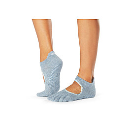 Носки для йоги ToeSox Full Toe Bellarina S 36-38.5 Sky Ikat