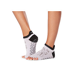 Носки для йоги ToeSox Half Toe Low Rise Sleeping Spell M 39-42.5 Белый