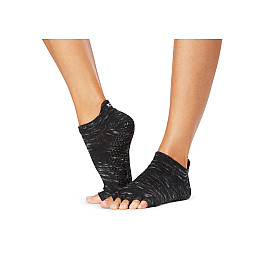 Носки для йоги ToeSox Half Toe Bellarina Grip Space M 39-42.5 Black