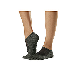Носки для йоги ToeSox Full Toe Luna Jade Twinkle M 39-42.5 Темно-зеленый