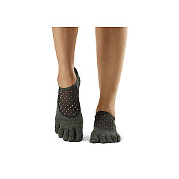 Носки для йоги ToeSox Full Toe Luna Jade Twinkle M 39-42.5 Темно-зелений