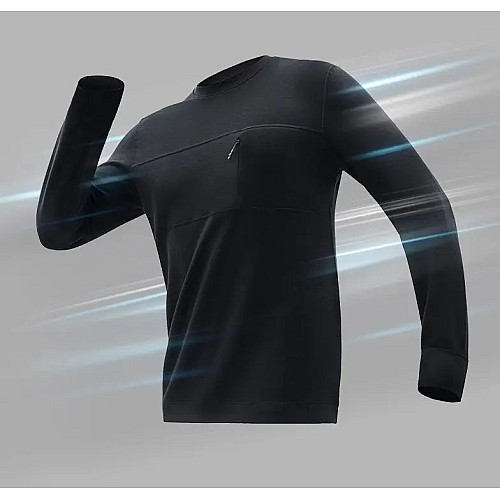 Термокофта Naturehike NH22NY009 XXL Чорний (1047-6927595705360)