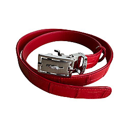 Ремінь пояс жіночий Ekzotic Leather 108 см Червоний (crb23)