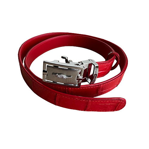 Ремінь пояс жіночий Ekzotic Leather 108 см Червоний (crb23)