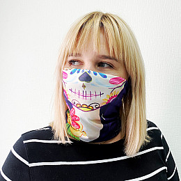 Захисна бафф-маска на обличчя 4Profi Дівчина M 14738_2