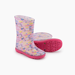 Сапоги резиновые для девочки Demar 0047 34-35 Розовый (2000989865025)