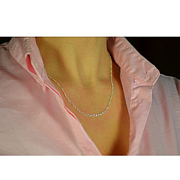 Цепочка Фігаро Maxi Silver 7995
