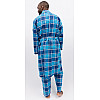Халат мужской Cyberjammies Felix 6935 M Синий (5051877471757)