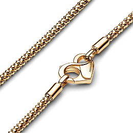 Сріблясте кольє Pandora рельєфне