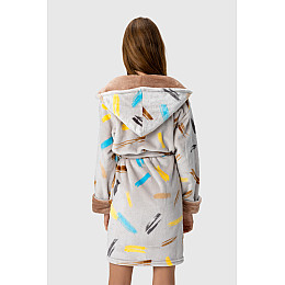 Халат для девочки Polar Абстракция ЖБ 13-14 лет Разноцветный (2000990048509)