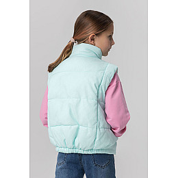 Жилет для дівчинки Xzkami B-219 116 см Мятний (2000989905165)