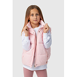 Жилет для дівчинки Xzkami B-219 116 см Рожевий (2000989905516)
