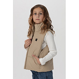 Жилет для дівчинки Xzkami B-179 134 см Бежевий (2000989906292)