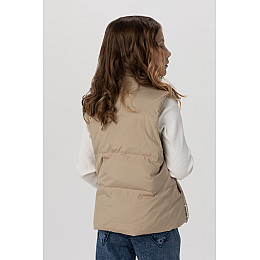 Жилет для дівчинки Xzkami B-179 134 см Бежевий (2000989906292)