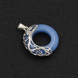 Кулон с голубым камнем и узором дракона Bioworld (23027)