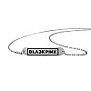 Браслет с гравировкой Bioworld Black Pink на застежке (23007)